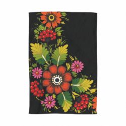 Рушник з принтом Петриківський розпис - PrintSalon