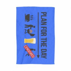 Полотенце с принтом План на день - PrintSalon