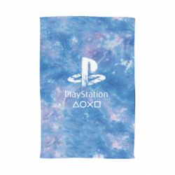 Рушник з принтом Playstation on tai dai background - PrintSalon