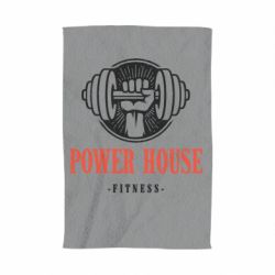 Полотенце с принтом Powerhouse fitness - PrintSalon