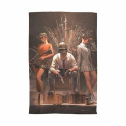 Полотенце с принтом Pubg on the throne - PrintSalon