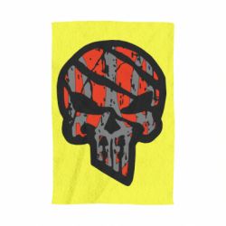 Рушник з принтом Punisher Coat of arms of Ukraine - PrintSalon