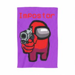 Рушник з принтом Red Impostor - PrintSalon