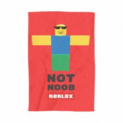 Полотенце с принтом Roblox Not Noob - PrintSalon