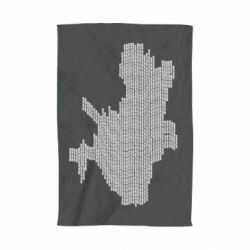 Рушник з принтом Русні п*зда - мапа України