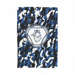 Рушник з принтом Scania logo and grunge - PrintSalon