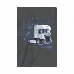 Полотенце с принтом Scania watercolor art - PrintSalon