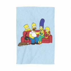 Полотенце с принтом Simpsons At Home - PrintSalon