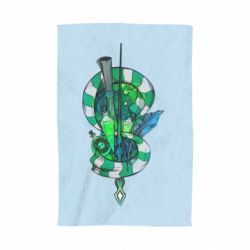 Полотенце с принтом Символы Слизерина