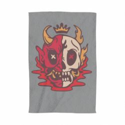 Полотенце с принтом Skull face - PrintSalon