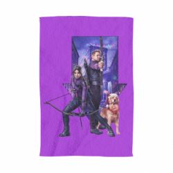 Полотенце с принтом Соколиный глаз и Кейт Бишоп - PrintSalon