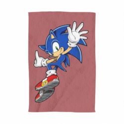 Полотенце с принтом Sonic and the jump - PrintSalon