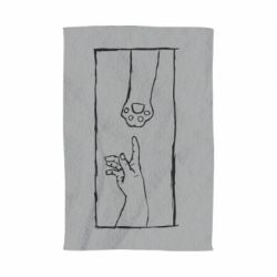 Полотенце с принтом Сreation meow - PrintSalon