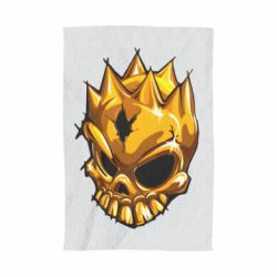 Полотенце с принтом Standoff - Gold Skull - PrintSalon