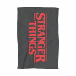 Полотенце с принтом Stragner Things Logo - PrintSalon