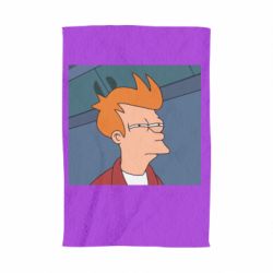 Полотенце с принтом Suspicious Fry - PrintSalon