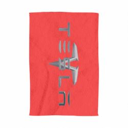 Полотенце с принтом Tesla Car logo - PrintSalon