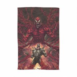 Рушник з принтом Веном и Карнаж симбиоты - PrintSalon