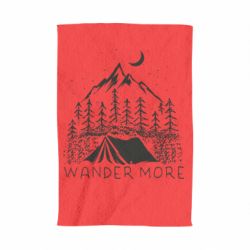 Полотенце с принтом Wander more - PrintSalon