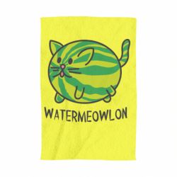 Полотенце с принтом Watermeowloon - PrintSalon