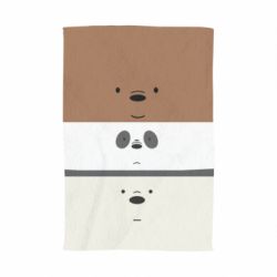 Рушник з принтом We bare bears ice cream - PrintSalon