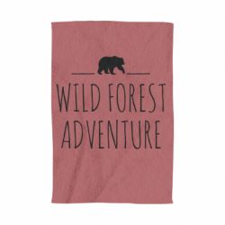 Полотенце с принтом Wild forest adventure - PrintSalon