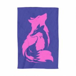 Полотенце с принтом Wolf And Fox - PrintSalon