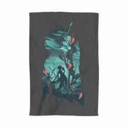 Полотенце с принтом Xiao silhouette - PrintSalon