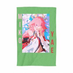 Полотенце с принтом Yae Miko art - PrintSalon