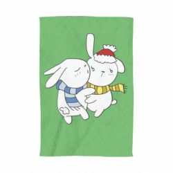 Полотенце с принтом Зайцы - PrintSalon