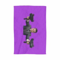Полотенце Зеленский с оружием - PrintSalon
