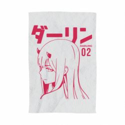 Полотенце с принтом Zero Two Girl - PrintSalon