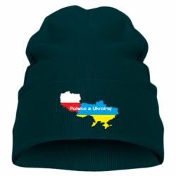 Детская шапка Польша с Украиной