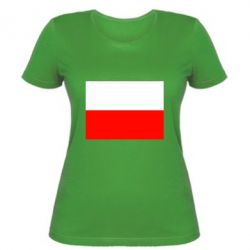 Женская футболка Польша - PrintSalon