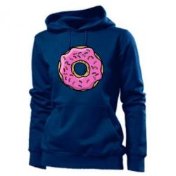 Женское худи Пончик Гомера - PrintSalon