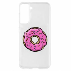 Чехол для Samsung S21 Пончик Гомера