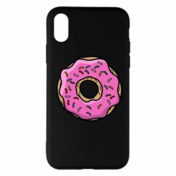 Чехол для iPhone X/Xs Пончик Гомера - PrintSalon