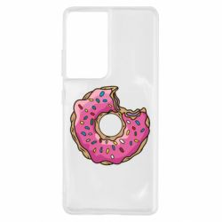 Чехол для Samsung S21 Ultra Пончик - PrintSalon