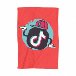 Полотенце с принтом Dancing Tik tok - PrintSalon