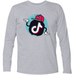 Футболка с длинным рукавом Dancing Tik tok - PrintSalon