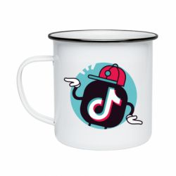 Кружка эмалированная Dancing Tik tok - PrintSalon