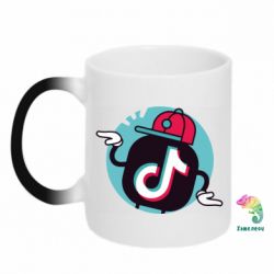 Чашка-хамелеон Dancing Tik tok - PrintSalon