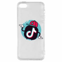 Чехол для iPhone5/5S/SE Dancing Tik tok - PrintSalon