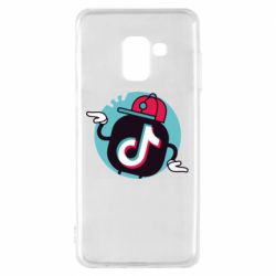 Чехол для Samsung A8 2018 Dancing Tik tok - PrintSalon