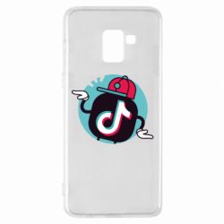 Чехол для Samsung A8+ 2018 Dancing Tik tok - PrintSalon