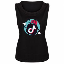 Женская майка Dancing Tik tok - PrintSalon