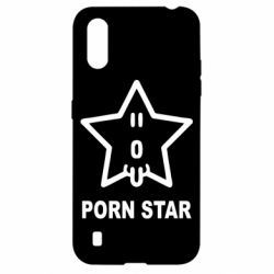 Чехол для Samsung A01/M01 porn star - PrintSalon