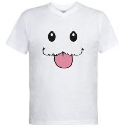 Мужская футболка  с V-образным вырезом Poro Camiseta lol - PrintSalon