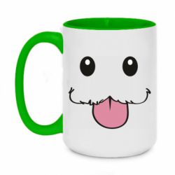 Чашка двухцветная 420ml Poro Camiseta lol - PrintSalon