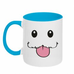 Чашка двухцветная 320ml Poro Camiseta lol - PrintSalon